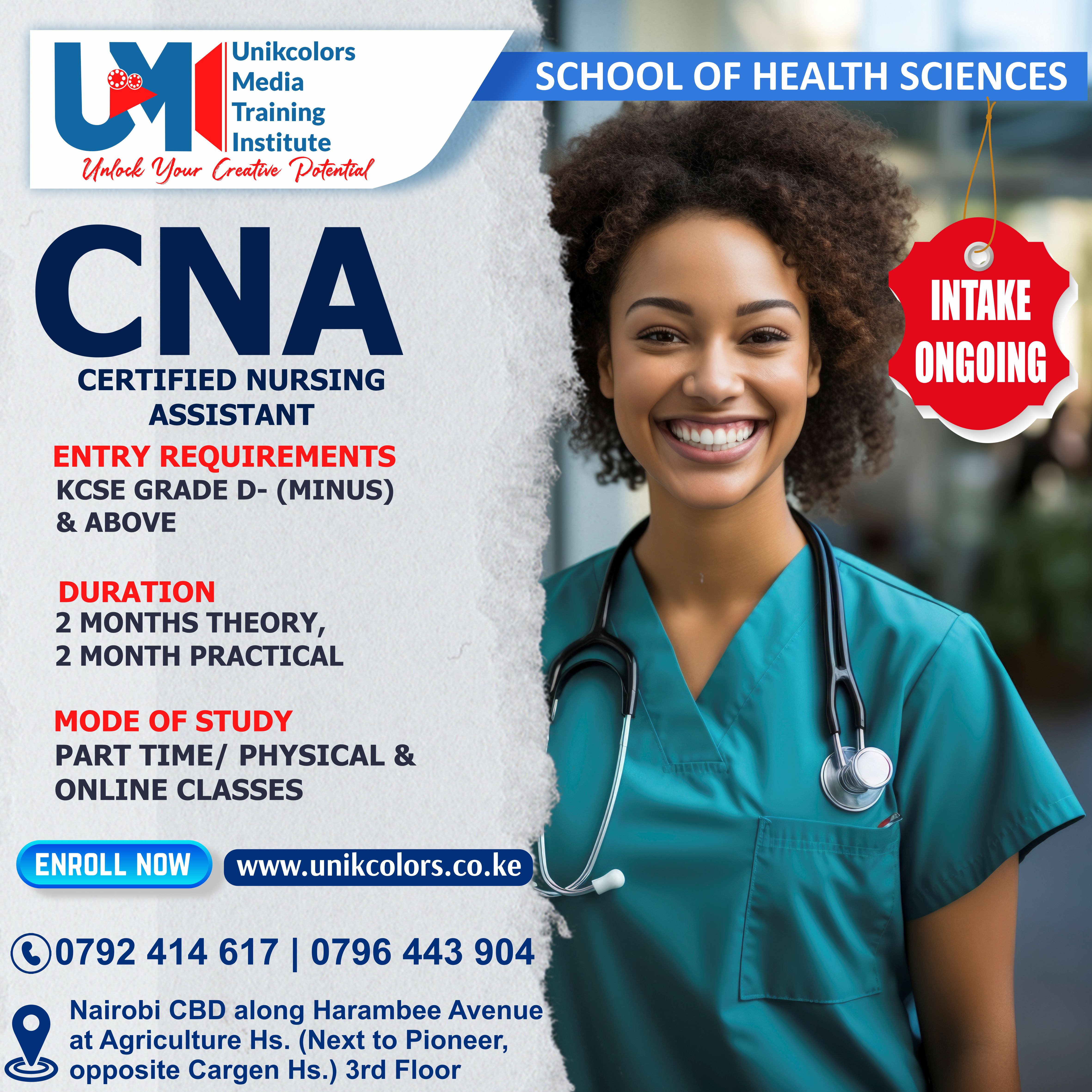 CERTIFIED NURSING ASSISTANT - CARE GIVER COURSE